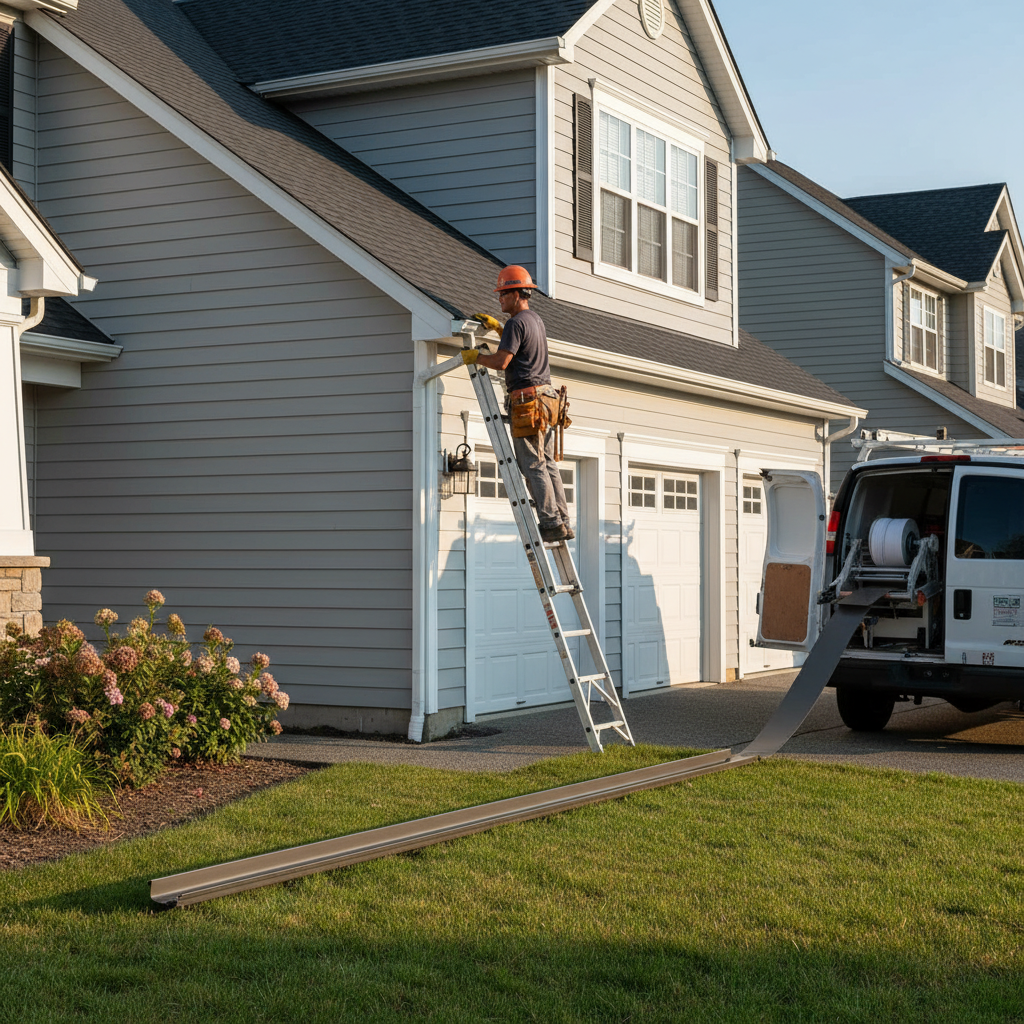 Installation gouttieres Napierville — installation professionnelle