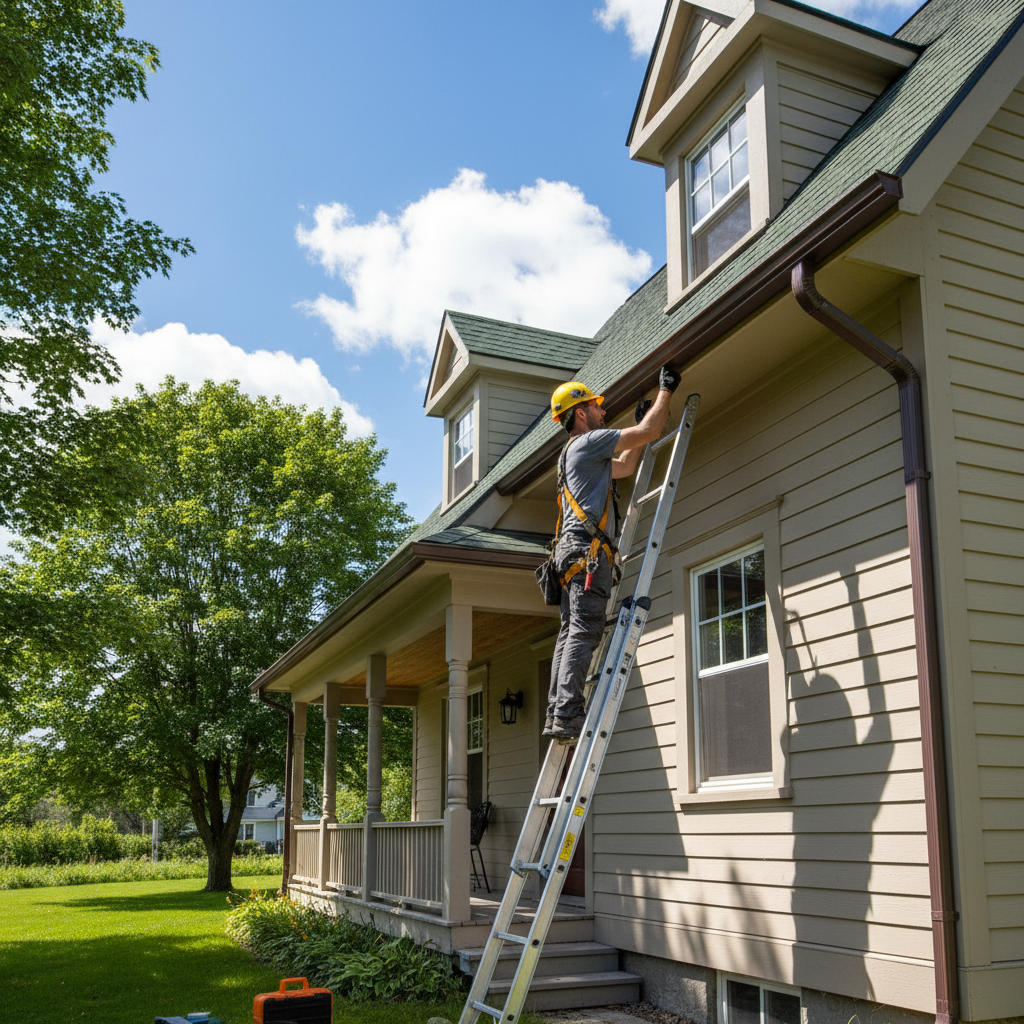 Installation gouttieres Val-Brillant — installation professionnelle