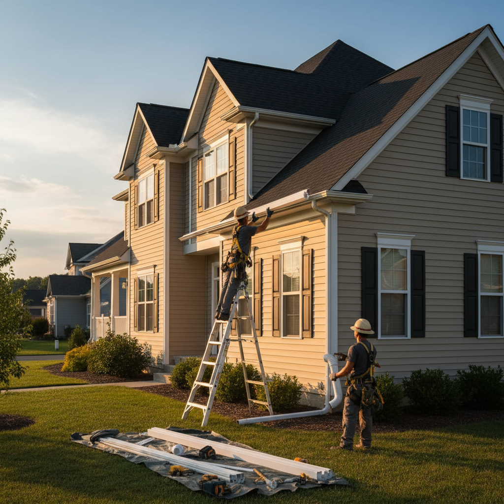 Installation gouttieres Amqui — installation professionnelle