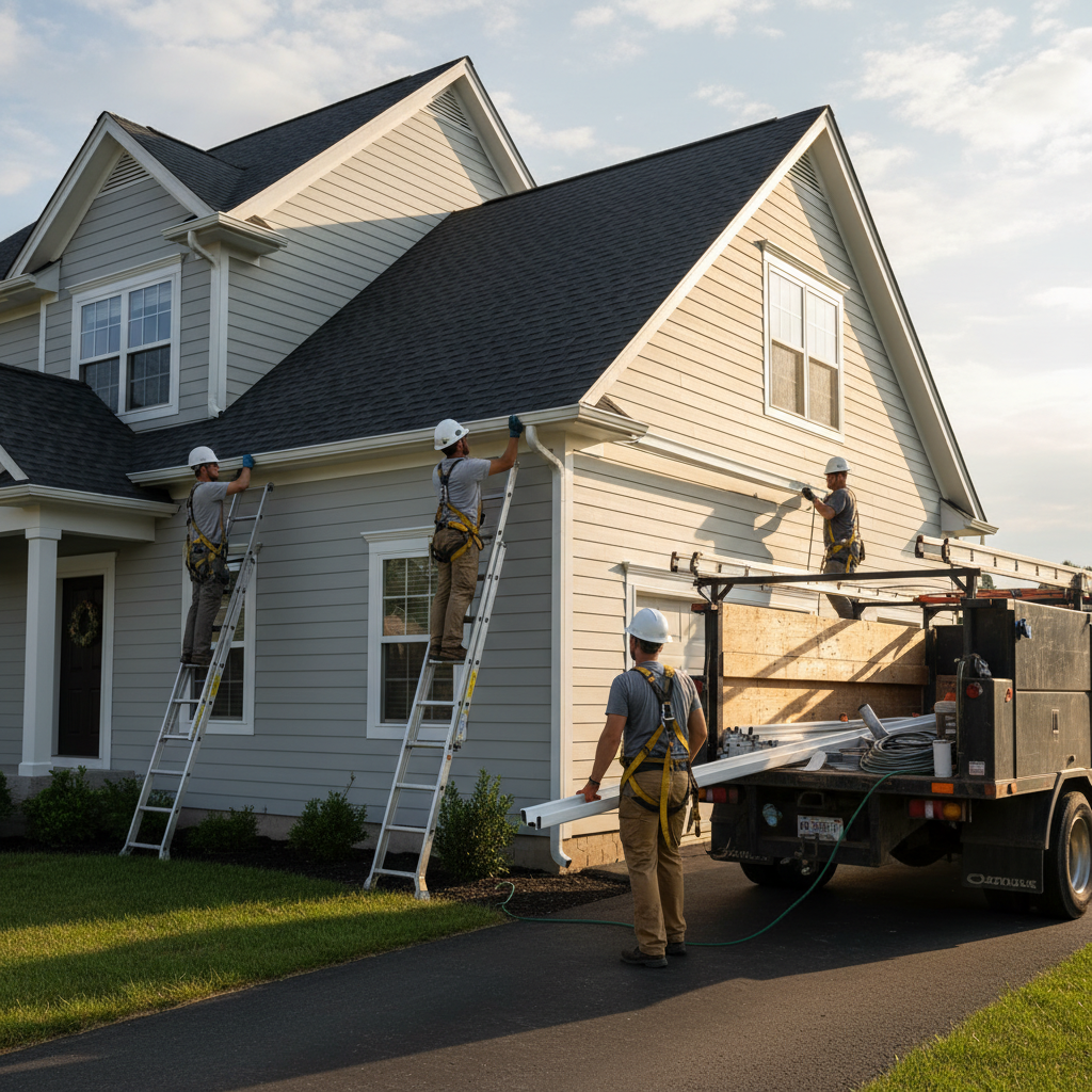 Installation gouttieres Lac-Matapédia — installation professionnelle