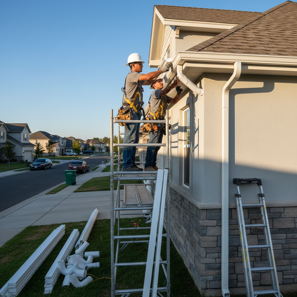 Installation gouttieres Sagard — installation professionnelle