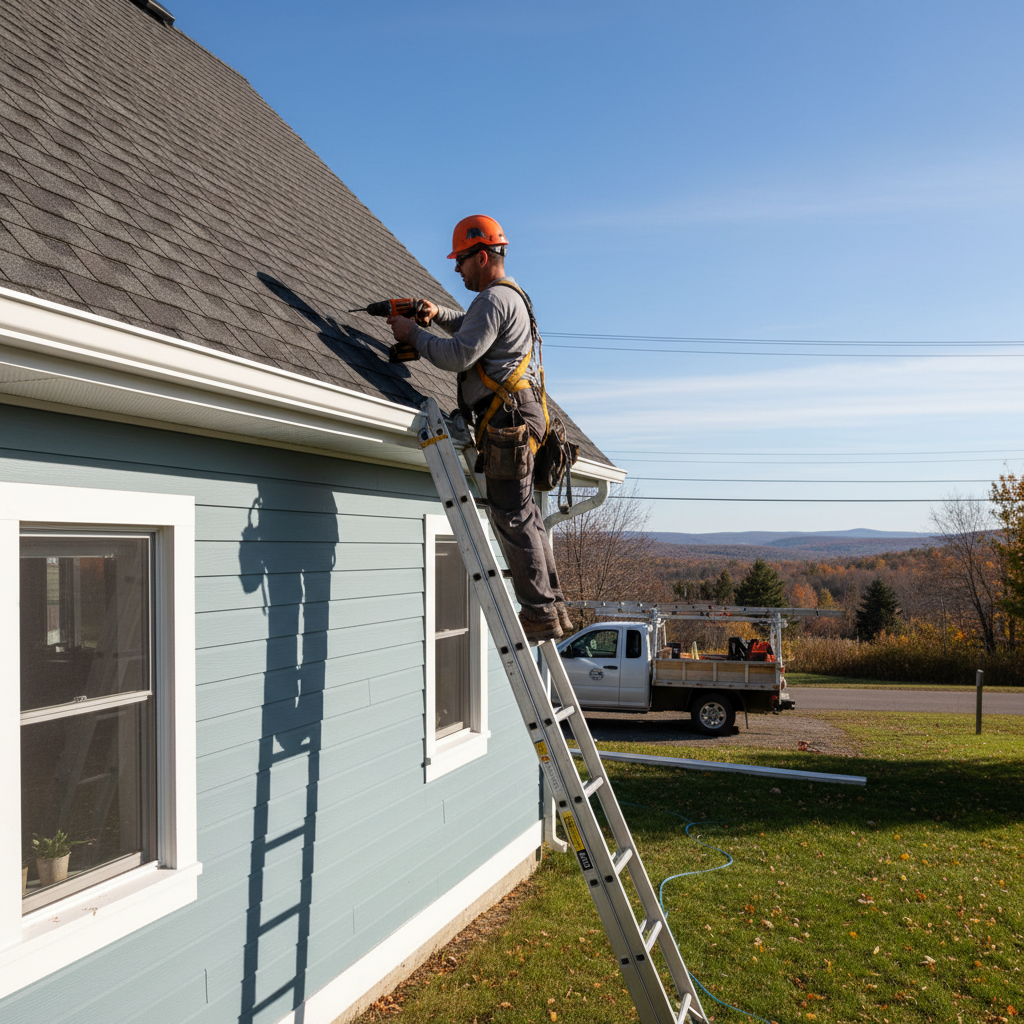 Installation gouttieres Kataskomiq — installation professionnelle