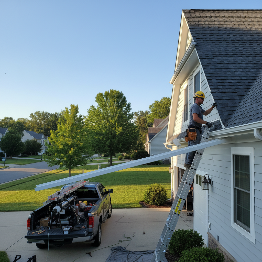 Installation gouttieres Cantley — installation professionnelle