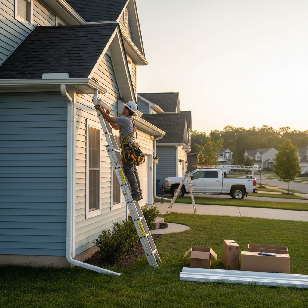 Installation gouttieres Saint-Noël — installation professionnelle
