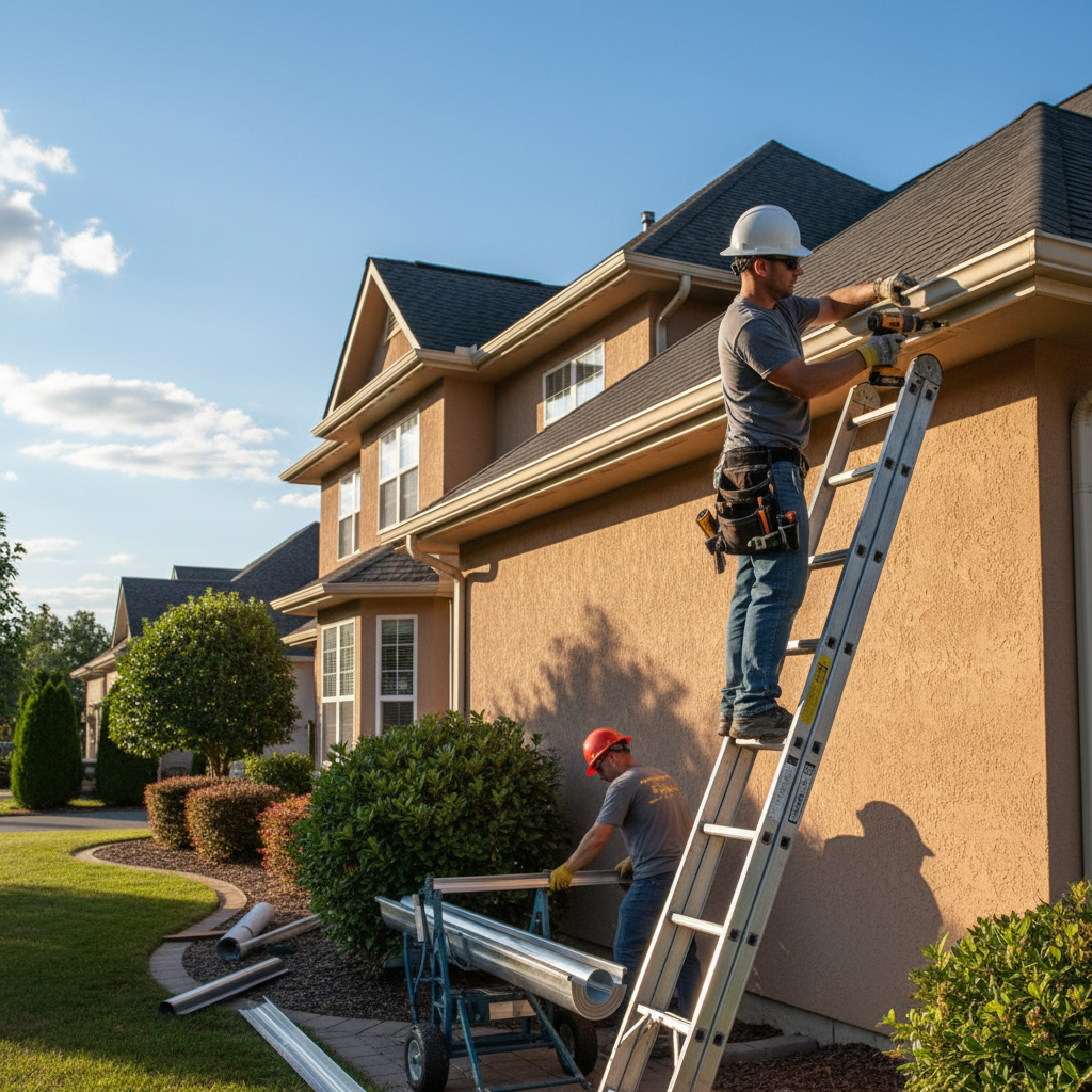 Installation gouttieres Acton Vale — installation professionnelle