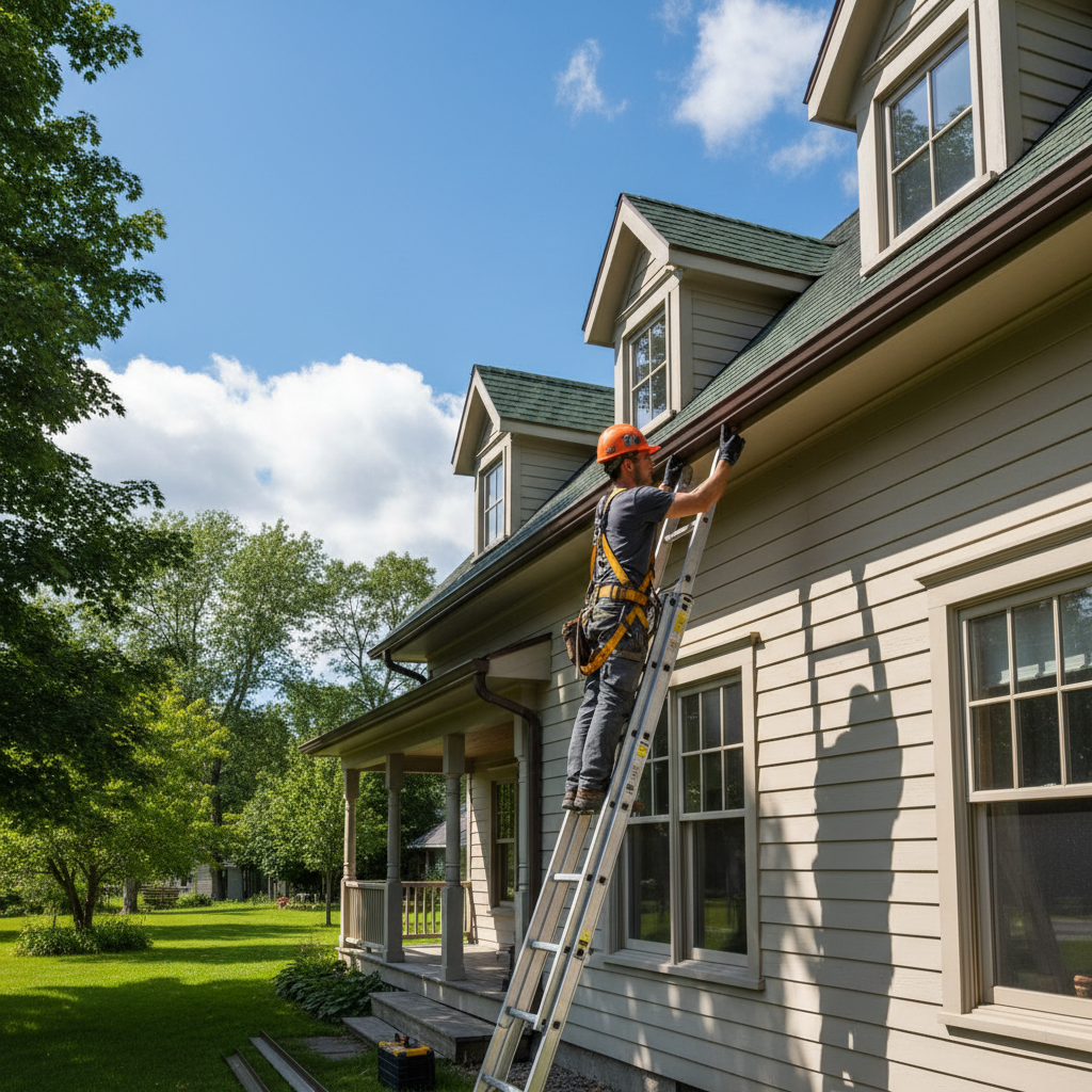 Installation gouttieres Lac-Casault — installation professionnelle