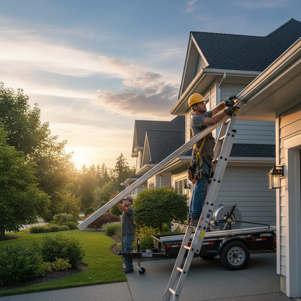 Installation gouttieres Lac-Poulin — installation professionnelle