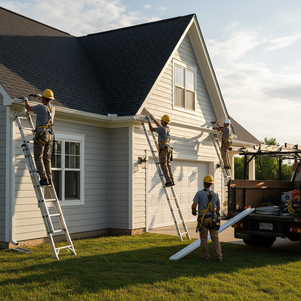 Installation gouttieres Delson — installation professionnelle