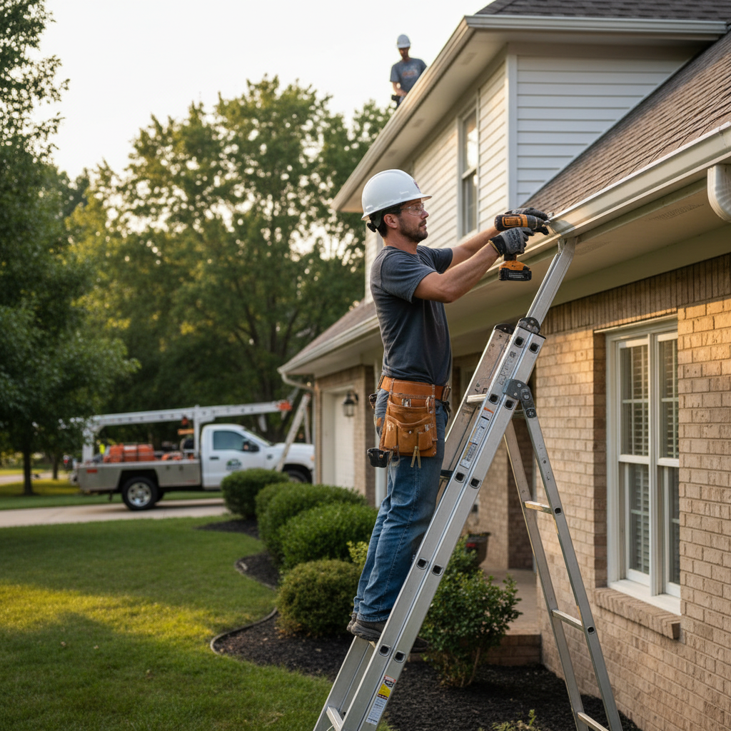 Installation gouttieres Saint-Antonin — installation professionnelle