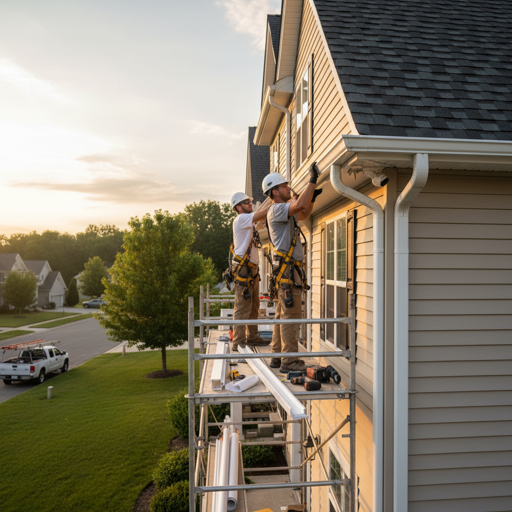 Installation gouttieres Verchères — installation professionnelle