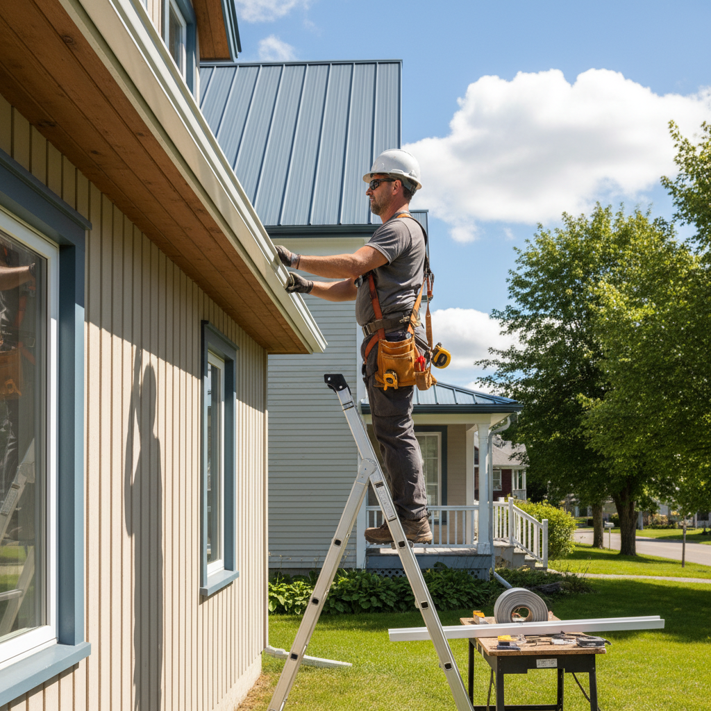 Installation gouttieres Saint-Eusèbe — installation professionnelle