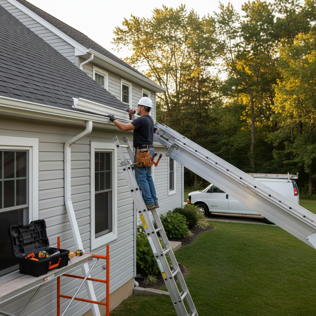 Installation gouttieres Kamouraska — installation professionnelle