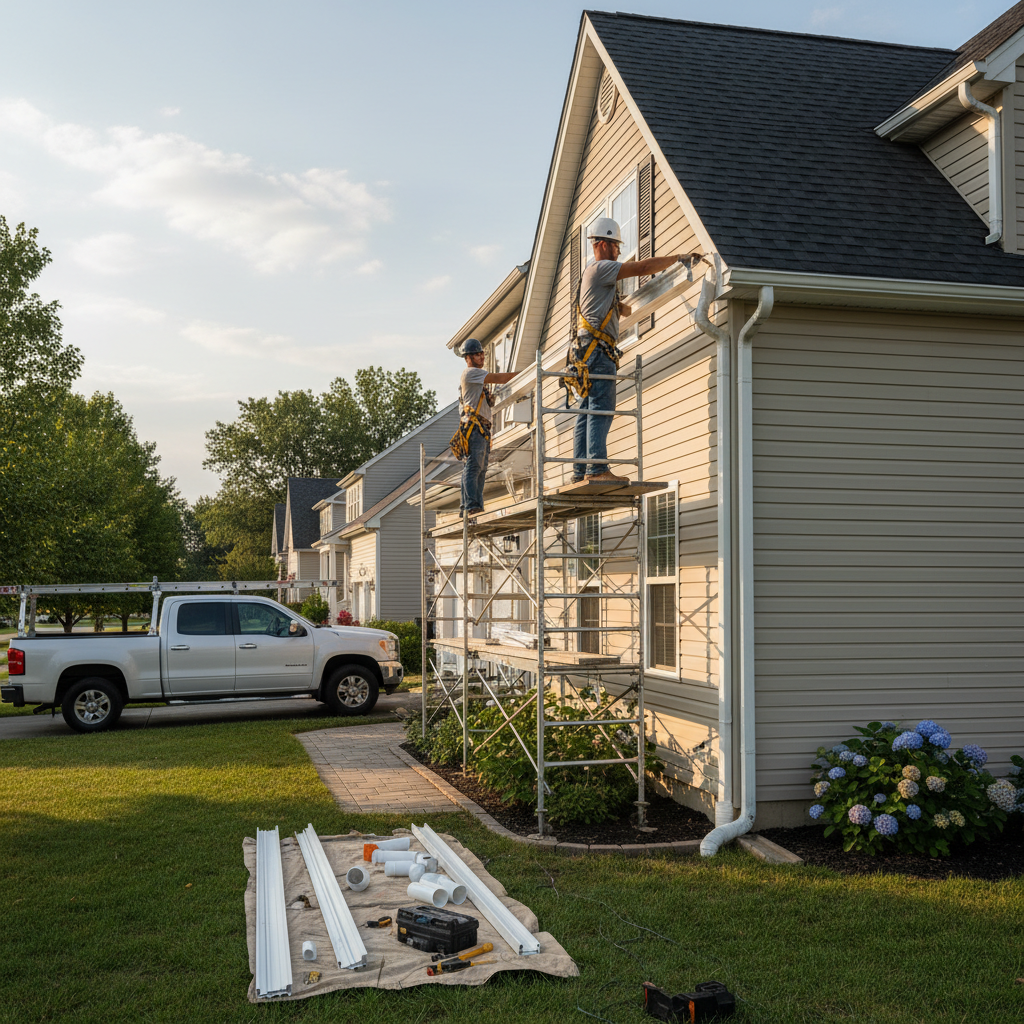 Installation gouttieres Routhierville — installation professionnelle