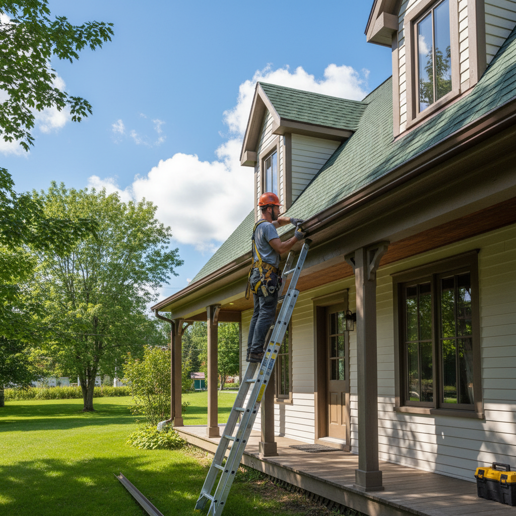 Installation gouttieres Les Éboulements — installation professionnelle