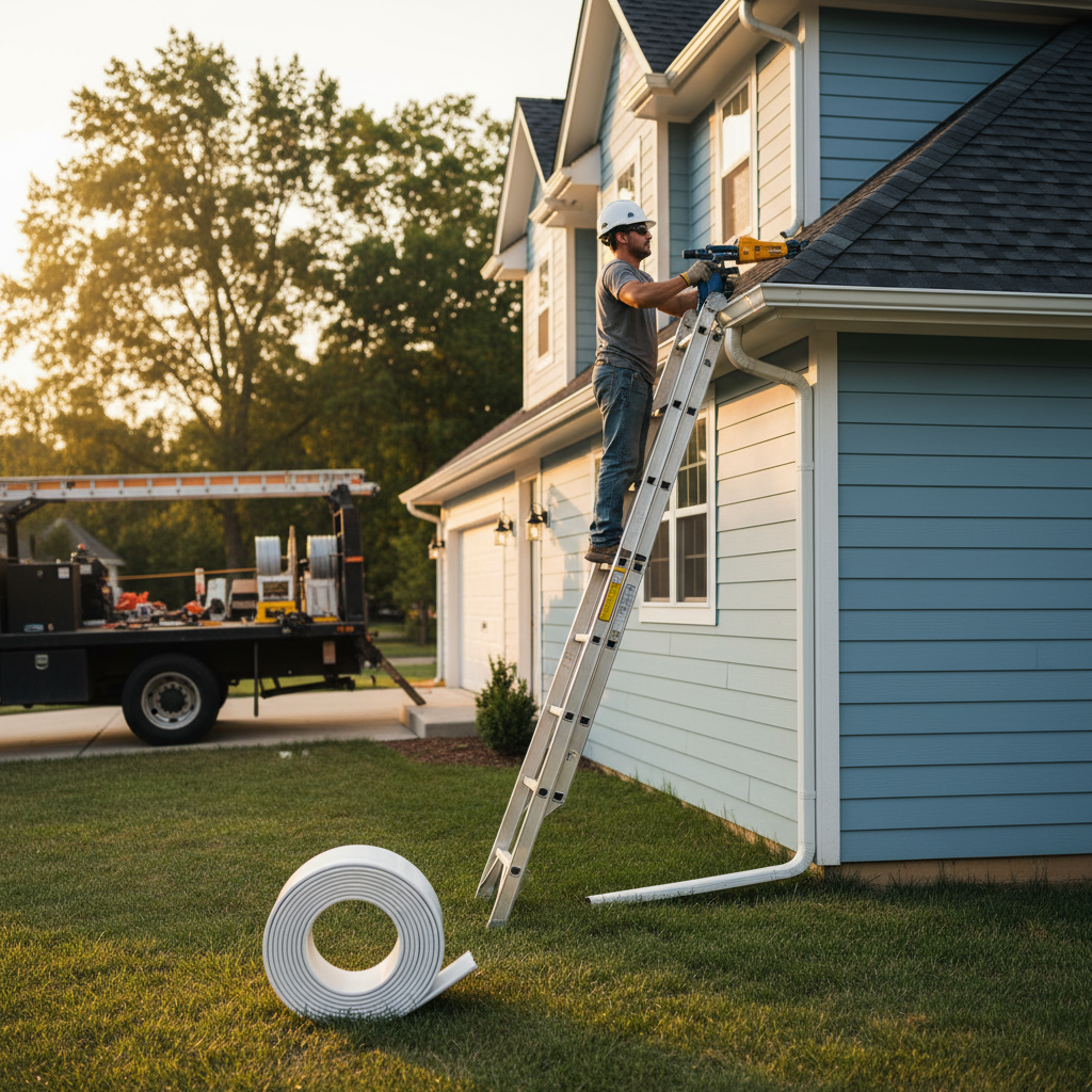 Installation gouttieres Saint-Thuribe — installation professionnelle