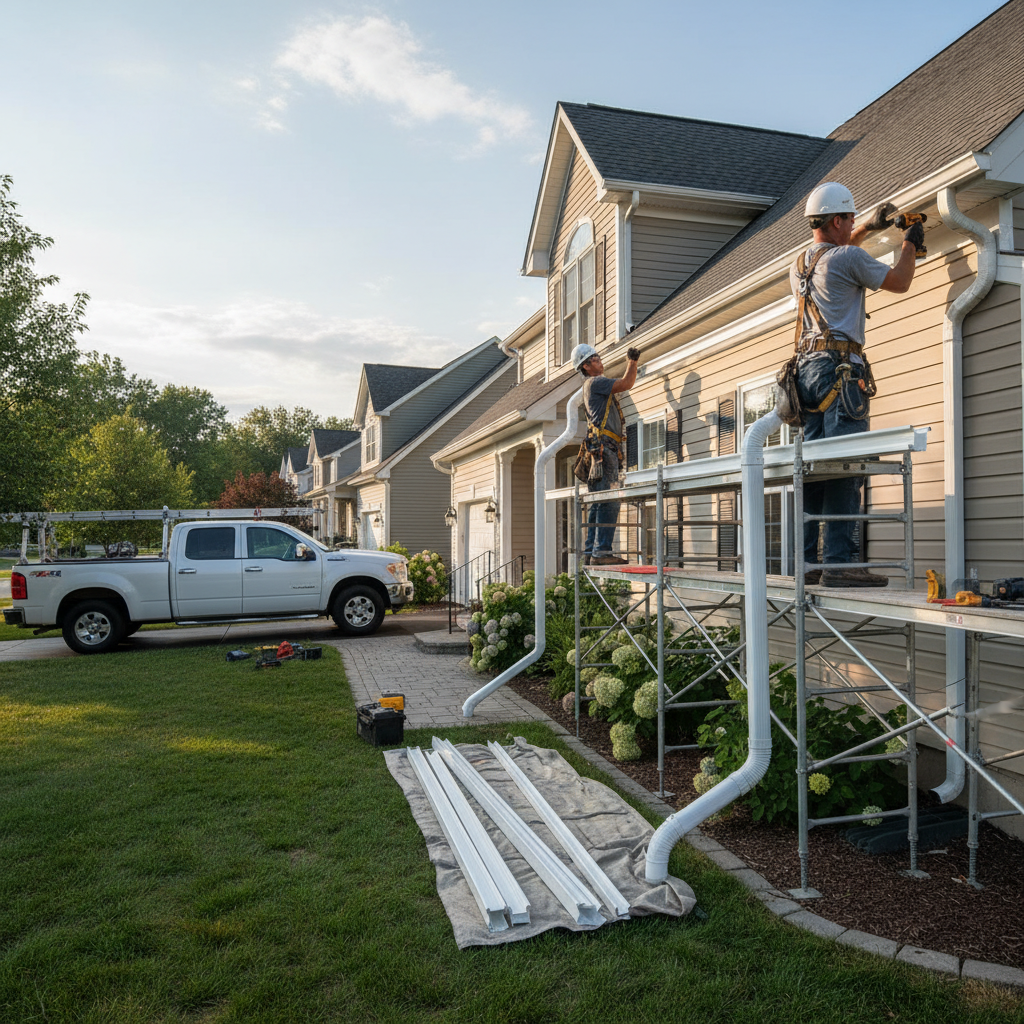 Installation gouttieres Candiac — installation professionnelle
