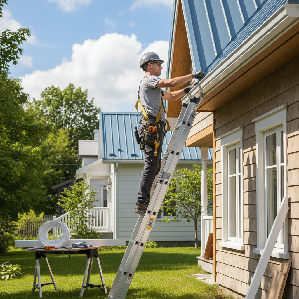 Installation gouttieres Howick — installation professionnelle