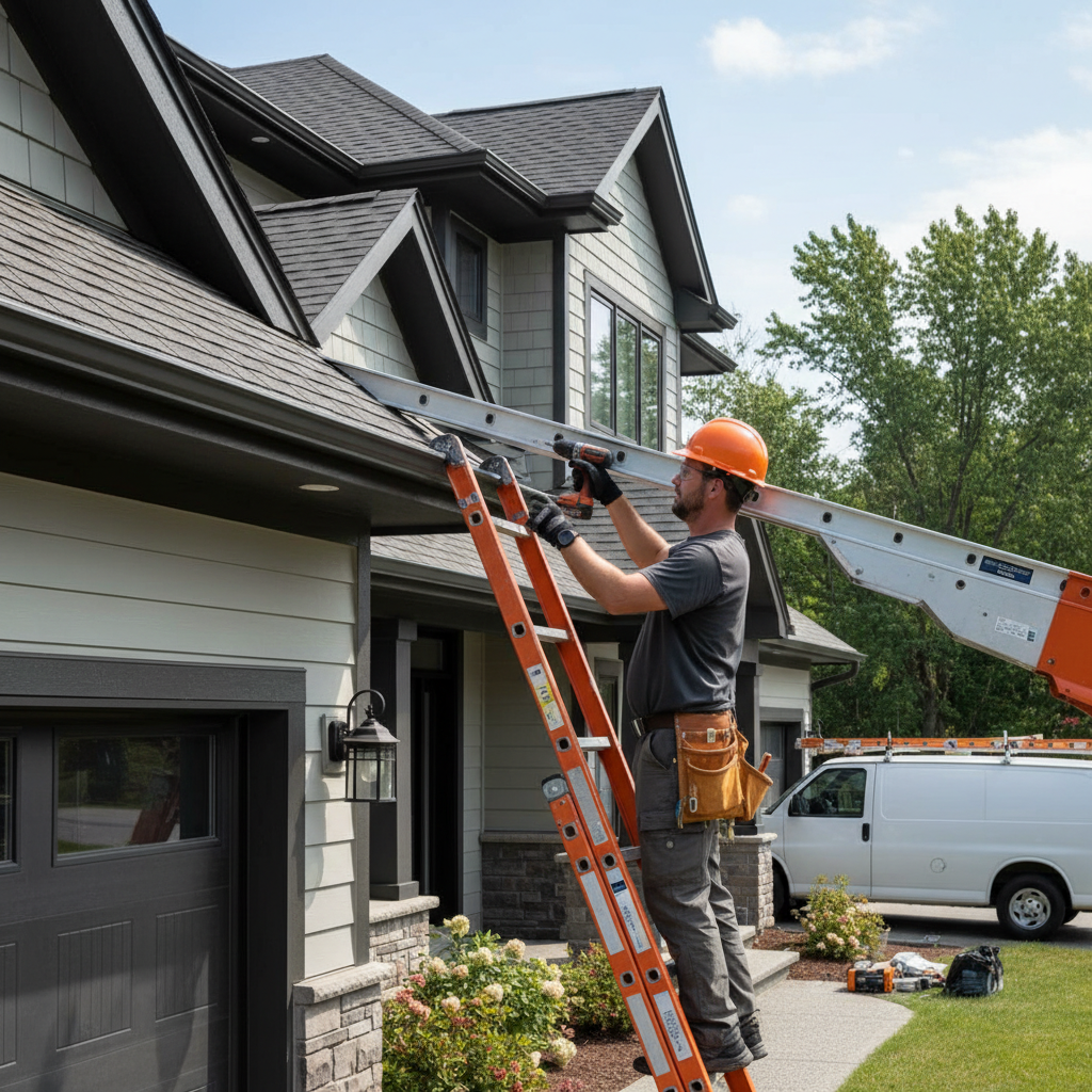 Installation gouttieres Saint-Polycarpe — installation professionnelle