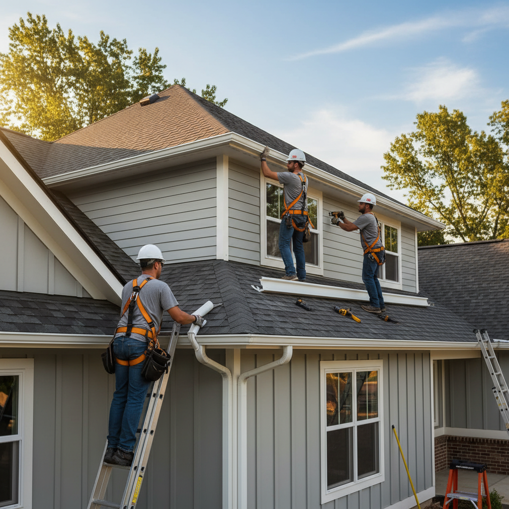 Installation gouttieres Noyan — installation professionnelle