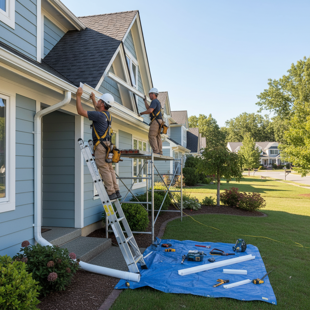 Installation gouttieres Beaupré — installation professionnelle