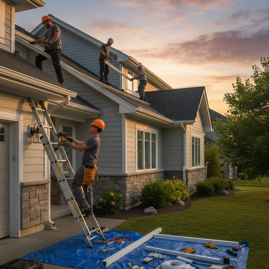 Installation gouttieres Longueuil — installation professionnelle