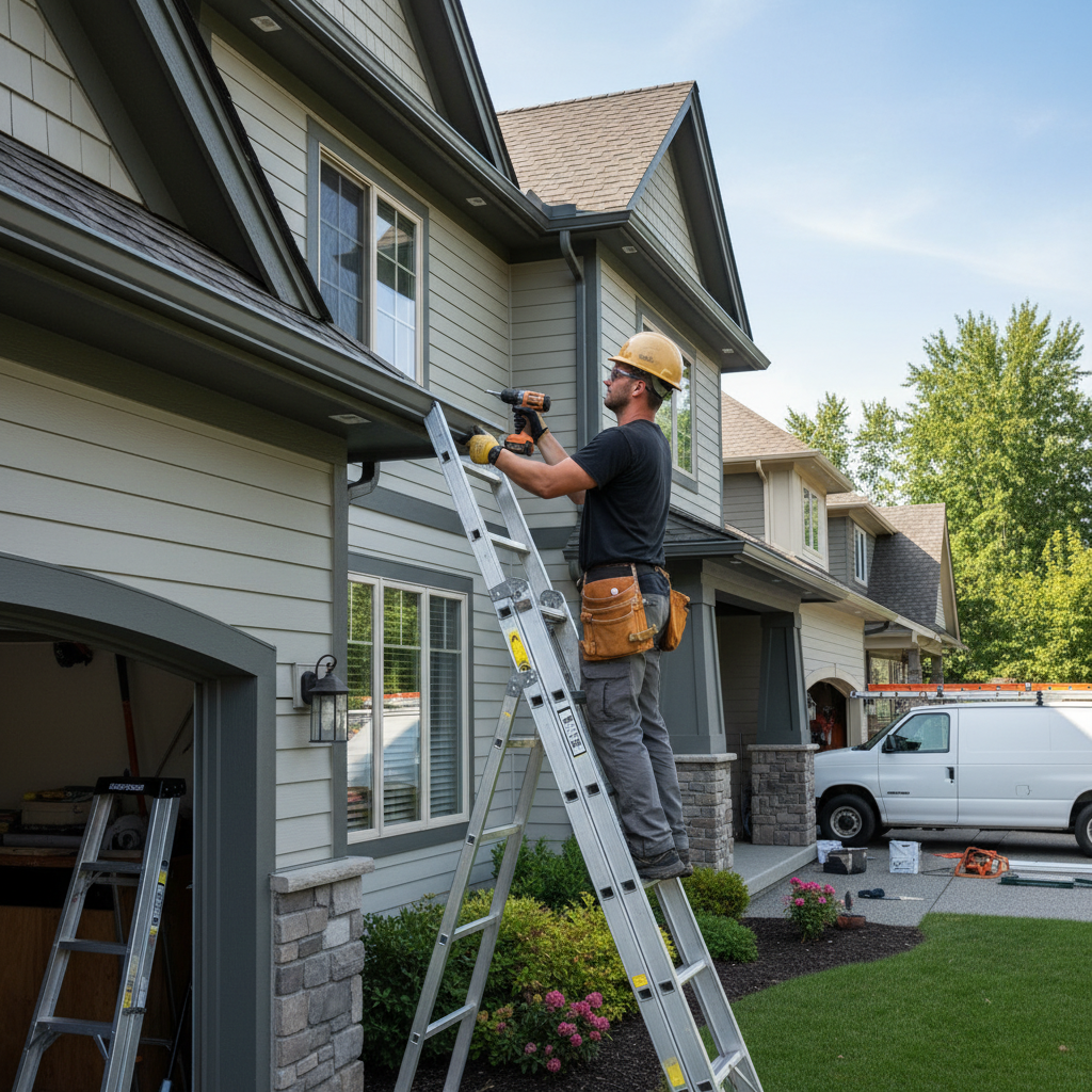 Installation gouttieres Carignan — installation professionnelle