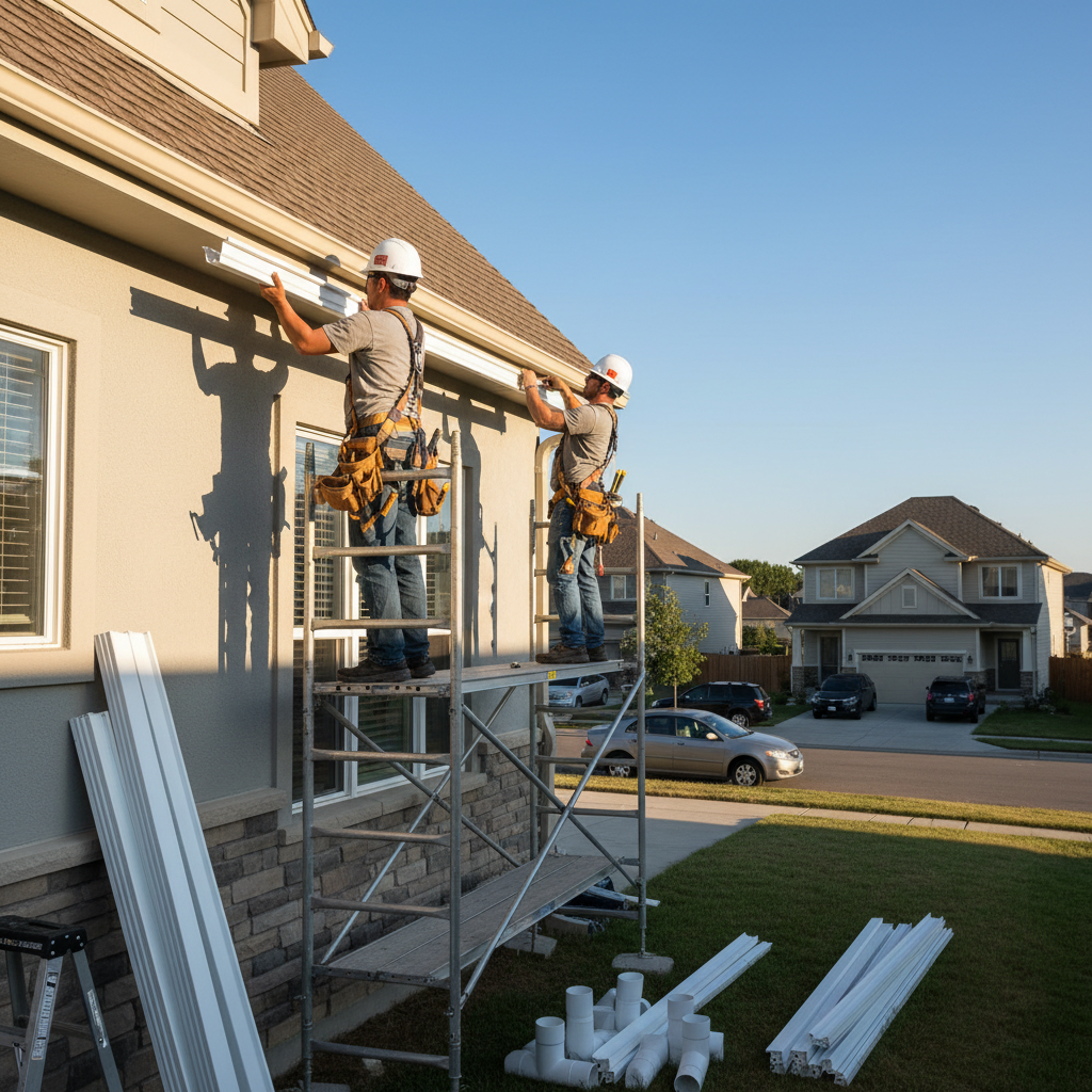 Installation gouttieres Mercier — installation professionnelle